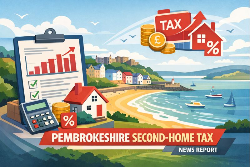 Pembrokeshire council reduces second home tax